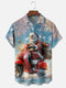 Men's Christmas Funny Graphic Short Sleeve Hawaiian Shirt
